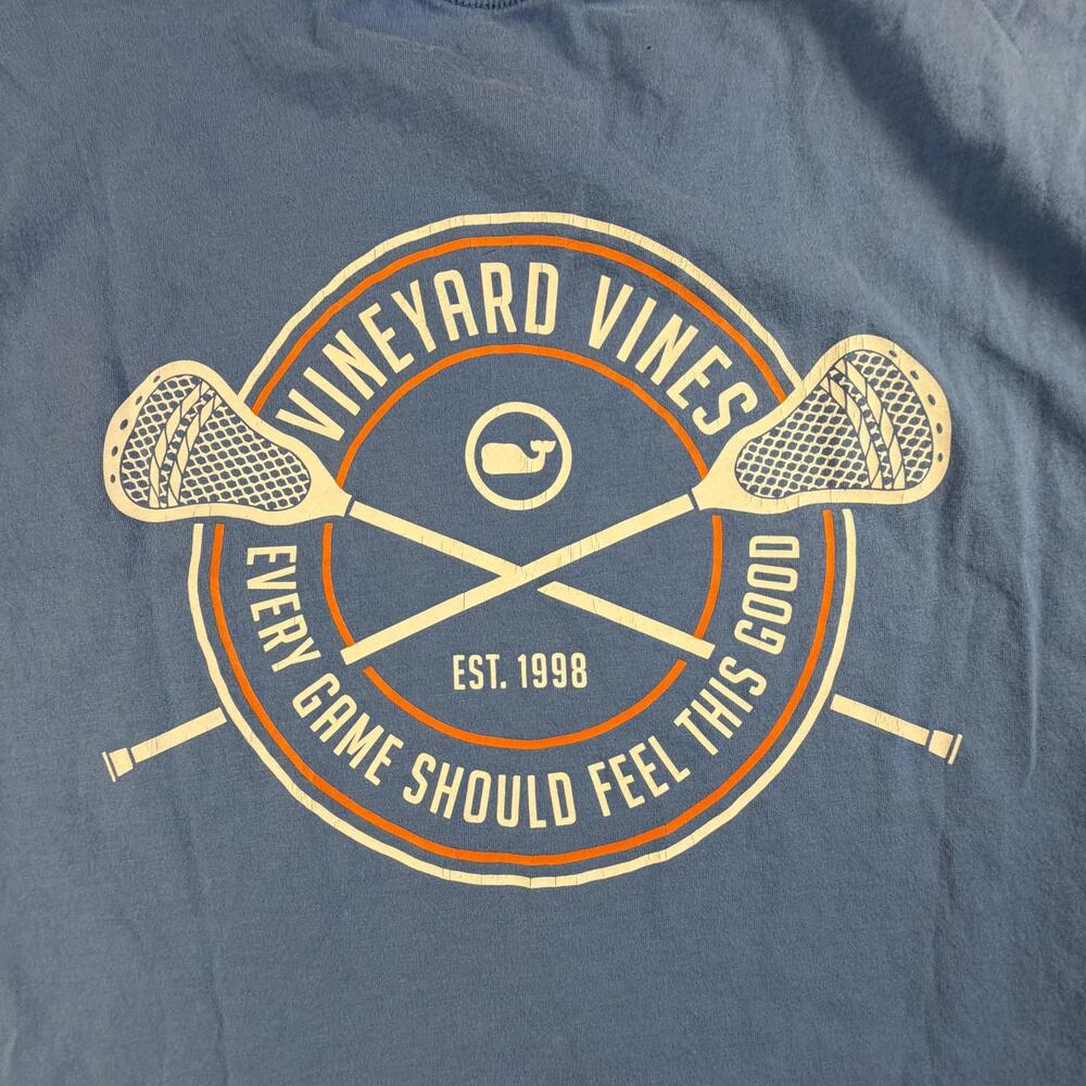 Vineyard Vines Men's Blue Graphic T-Shirt Size Large #1550 - Picture 3 of 6